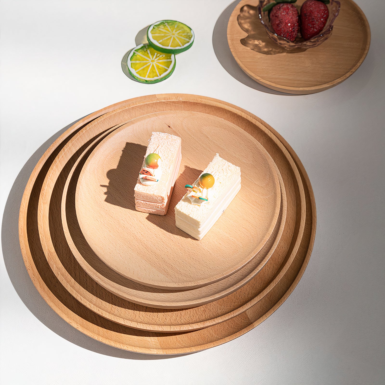 Nahele wooden Plates Set